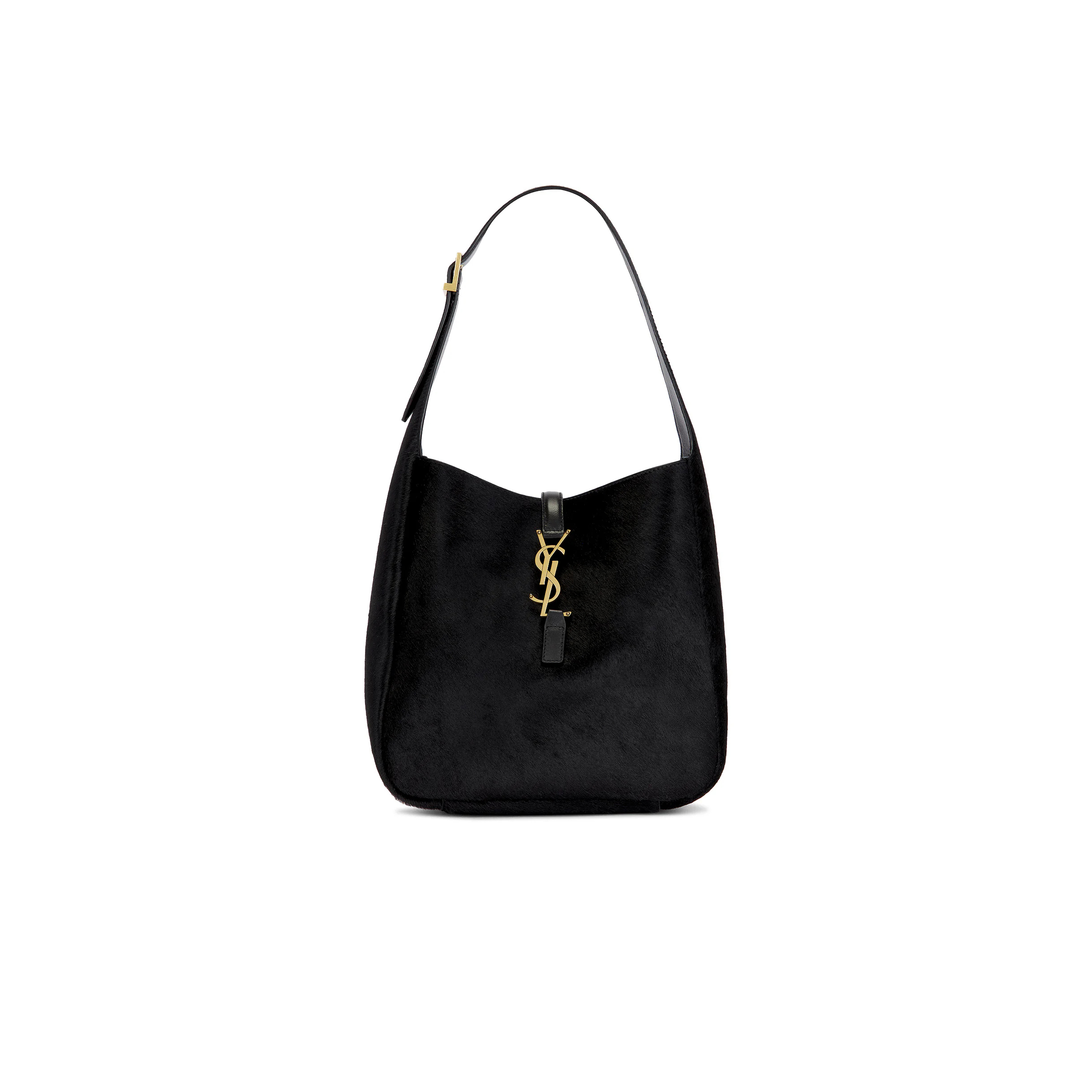 YSL LE 5 À 7 SUPPLE SMALL IN CALF HAIR 713938 (23*22*8.5cm)